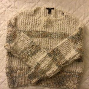 Forever 21 multicolor striped knit sweater